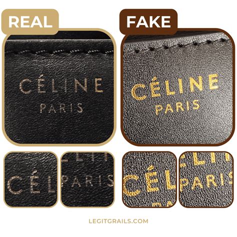 celine cap fake vs real|is my celine nano real.